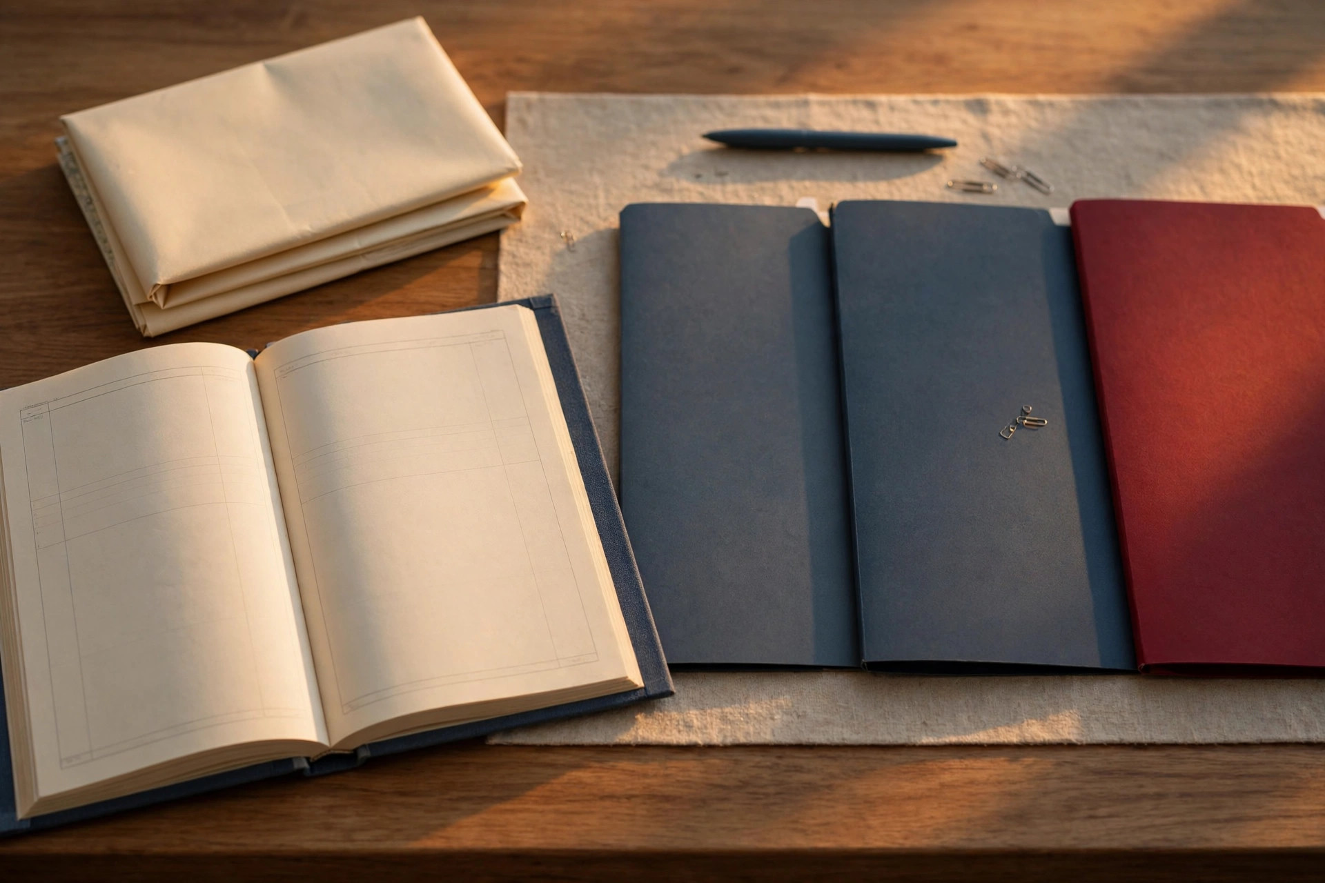 A campus safety desk at work: an incident ledger, a campus map, and case files laid out for classification